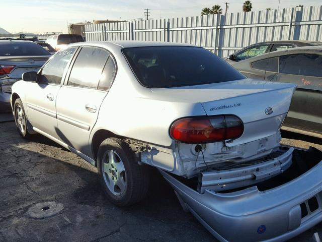 1G1NE52J02M625271 - 2002 CHEVROLET MALIBU LS SILVER photo 3