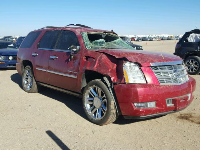 1GYS3DEF7CR161847 - 2012 CADILLAC ESCALADE P RED photo 1