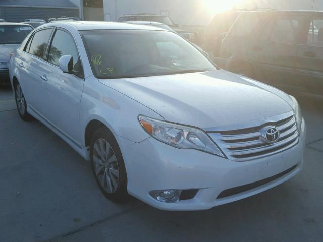 4T1BK3DB4BU395503 - 2011 TOYOTA AVALON BAS WHITE photo 1