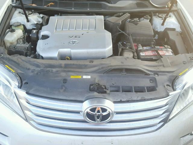 4T1BK3DB4BU395503 - 2011 TOYOTA AVALON BAS WHITE photo 7