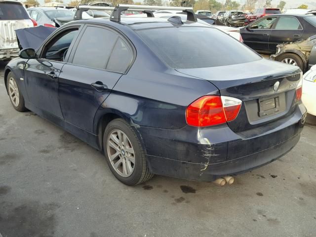 WBAVA33537KX71933 - 2007 BMW 328 I BLUE photo 3