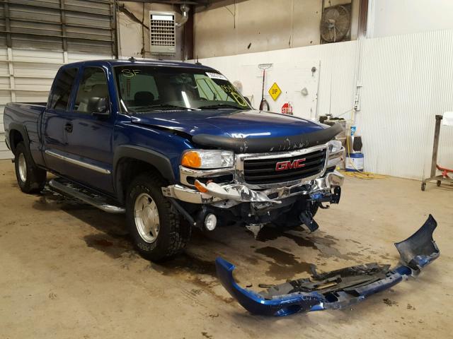 1GTEK19T73E305408 - 2003 GMC NEW SIERRA BLUE photo 1