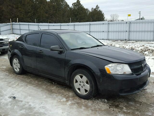 1B3LC46B99N555907 - 2009 DODGE AVENGER SE BLACK photo 1