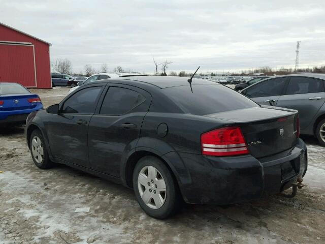 1B3LC46B99N555907 - 2009 DODGE AVENGER SE BLACK photo 3