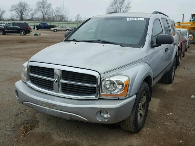 1D4HB48N56F138081 - 2006 DODGE DURANGO SL SILVER photo 2