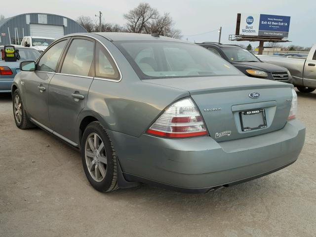 1FAHP24W78G111470 - 2008 FORD TAURUS SEL SILVER photo 3