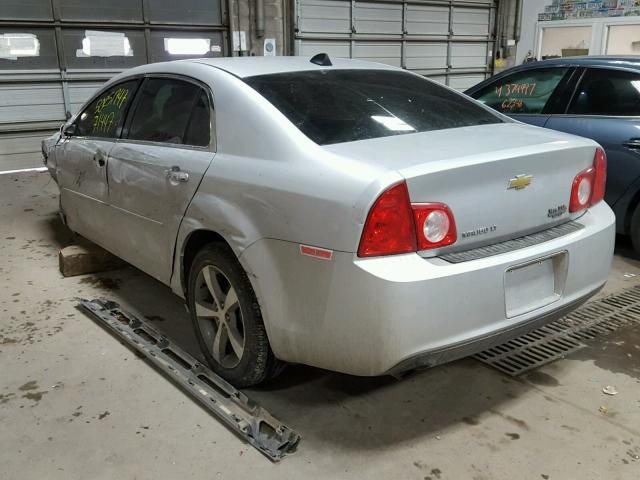 1G1ZC5EU9CF293978 - 2012 CHEVROLET MALIBU 1LT 银色 照片 3