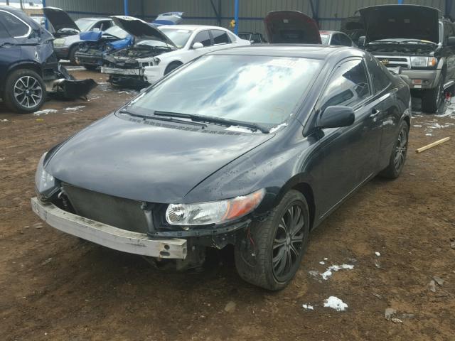 2HGFG21568H707754 - 2008 HONDA CIVIC SI BLACK photo 2