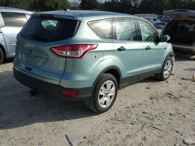 1FMCU0F79DUA39525 - 2013 FORD ESCAPE S BLUE photo 4