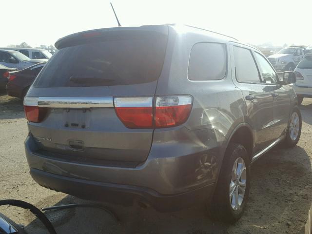 1C4RDJAG7CC173207 - 2012 DODGE DURANGO SX GRAY photo 4