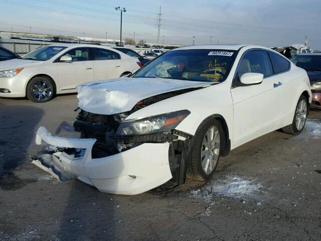 1HGCS228X8A006515 - 2008 HONDA ACCORD EXL WHITE photo 2