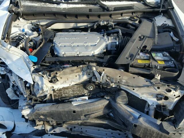 1HGCS228X8A006515 - 2008 HONDA ACCORD EXL WHITE photo 7