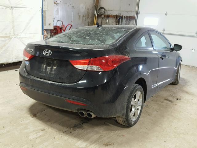 KMHDH6AE8DU009482 - 2013 HYUNDAI ELANTRA CO BLACK photo 4