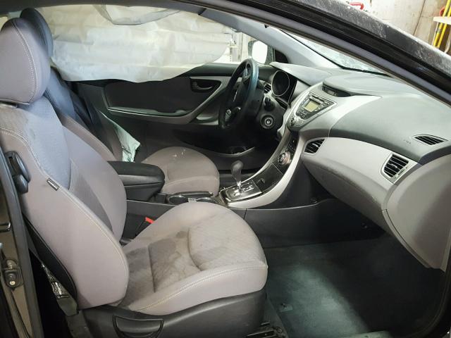 KMHDH6AE8DU009482 - 2013 HYUNDAI ELANTRA CO BLACK photo 5