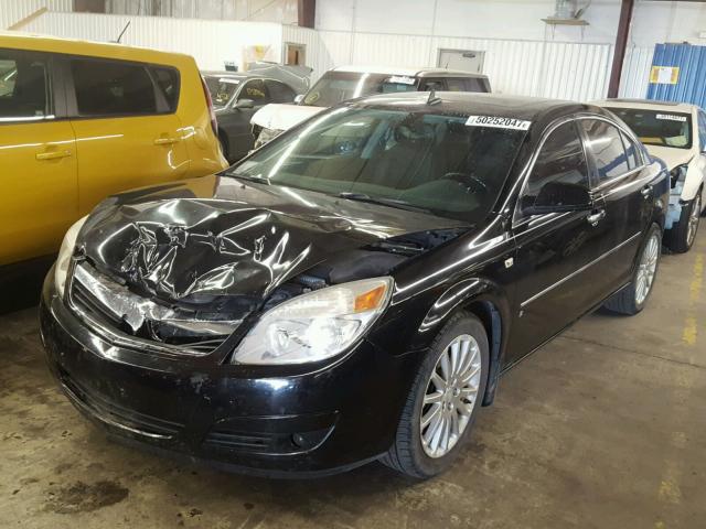 1G8ZV57787F154871 - 2007 SATURN AURA XR BLACK photo 2