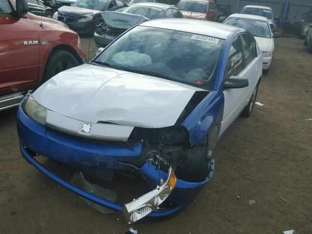 1G8AL52F73Z179500 - 2003 SATURN ION LEVEL WHITE photo 2