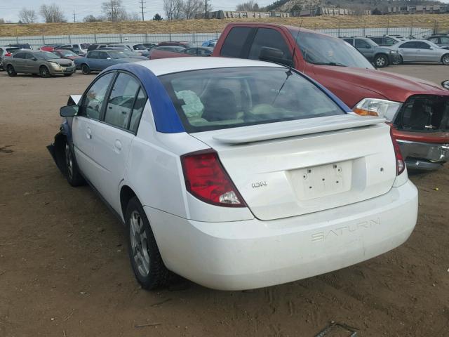 1G8AL52F73Z179500 - 2003 SATURN ION LEVEL WHITE photo 3