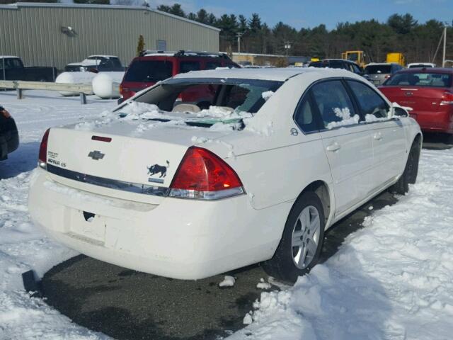 2G1WB58K379344924 - 2007 CHEVROLET IMPALA LS WHITE photo 4