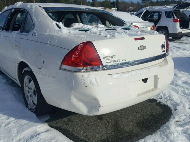 2G1WB58K379344924 - 2007 CHEVROLET IMPALA LS WHITE photo 9