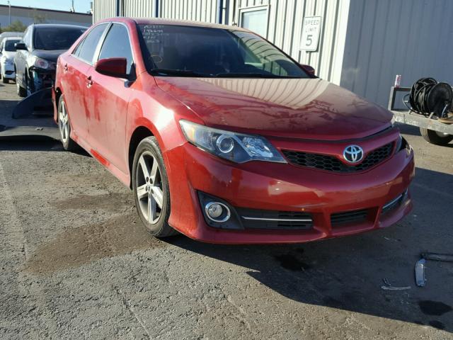 4T1BF1FK8DU642966 - 2013 TOYOTA CAMRY L RED photo 1