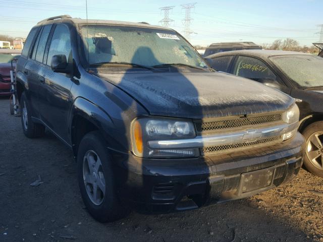 1GNDS13SX42332544 - 2004 CHEVROLET TRAILBLAZE BLACK photo 1