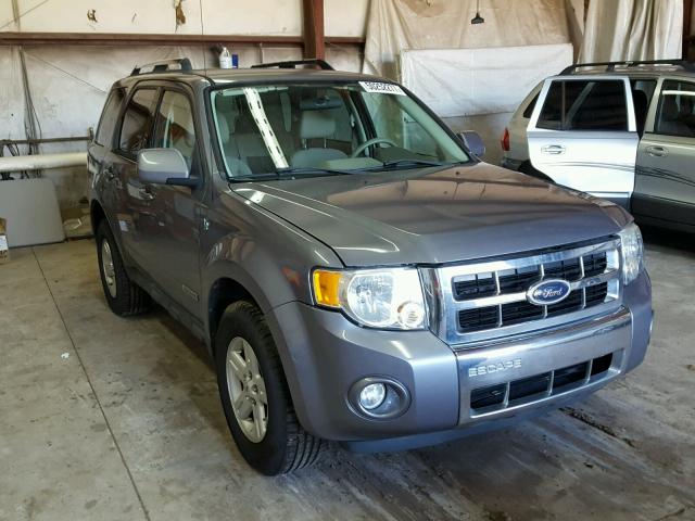 1FMCU49H28KB40645 - 2008 FORD ESCAPE HEV GRAY photo 1