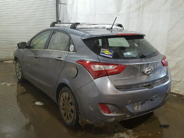 KMHD35LH0GU316617 - 2016 HYUNDAI ELANTRA GT GRAY photo 3