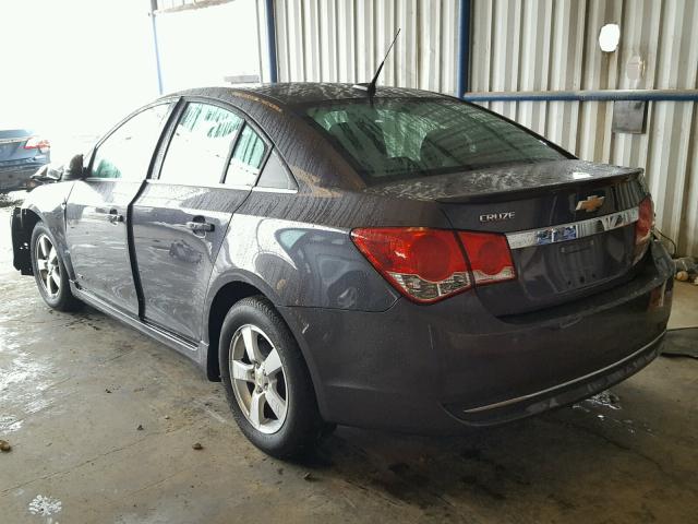 1G1PF5S95B7172551 - 2011 CHEVROLET CRUZE LT GRAY photo 3