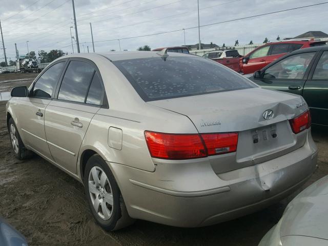 5NPET4AC5AH613958 - 2010 HYUNDAI SONATA GLS GOLD photo 3