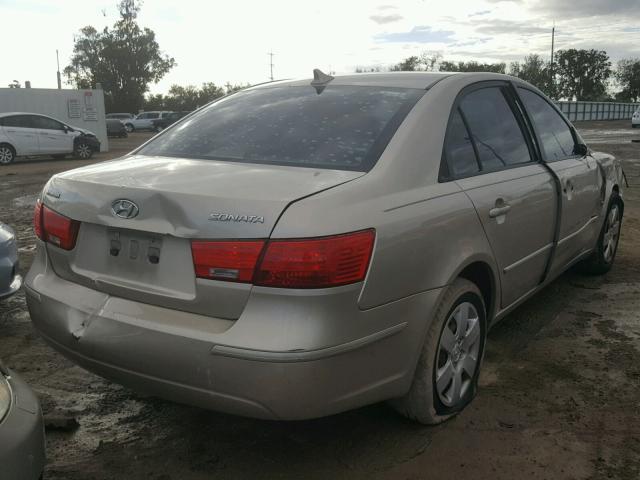 5NPET4AC5AH613958 - 2010 HYUNDAI SONATA GLS GOLD photo 4