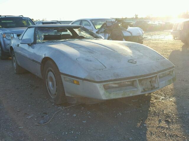 1G1YY0788F5136517 - 1985 CHEVROLET CORVETTE SILVER photo 1