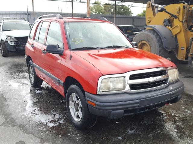 2CNBE13C236929278 - 2003 CHEVROLET TRACKER RED photo 1