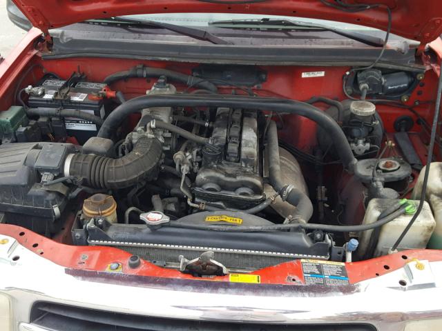 2CNBE13C236929278 - 2003 CHEVROLET TRACKER RED photo 7