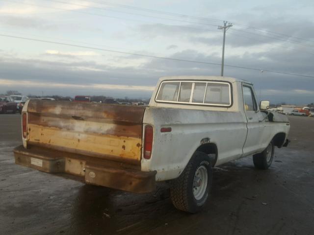 F15BLY07727 - 1977 FORD F-150 WHITE photo 4