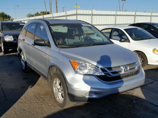 JHLRE3H56AC010027 - 2010 HONDA CR-V EX SILVER photo 1