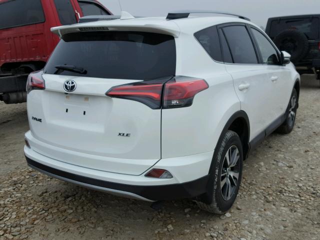 JTMWFREV5HJ715945 - 2017 TOYOTA RAV4 XLE WHITE photo 4