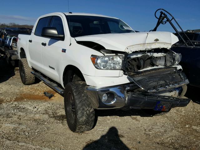 5TFDW5F14CX254786 - 2012 TOYOTA TUNDRA CRE WHITE photo 1