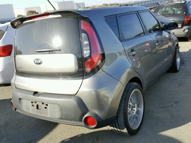 KNDJN2A24E7033003 - 2014 KIA SOUL SILVER photo 4