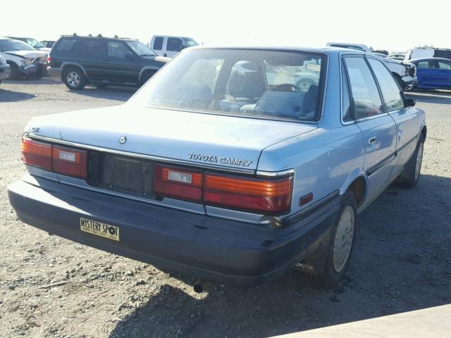 4T1SV21E4LU150699 - 1990 TOYOTA CAMRY DLX BLUE photo 4