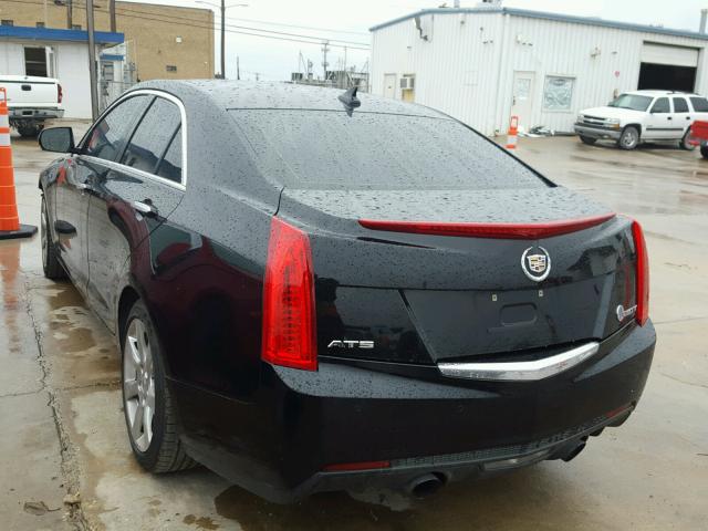 1G6AB5RX2D0179310 - 2013 CADILLAC ATS LUXURY BLACK photo 3