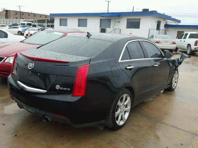 1G6AB5RX2D0179310 - 2013 CADILLAC ATS LUXURY BLACK photo 4