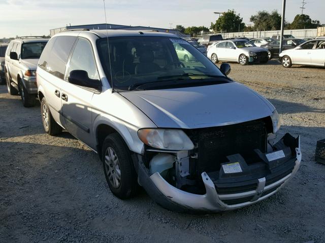 1D4GP25R67B203151 - 2007 DODGE CARAVAN SE SILVER photo 1