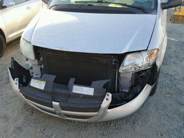 1D4GP25R67B203151 - 2007 DODGE CARAVAN SE SILVER photo 9