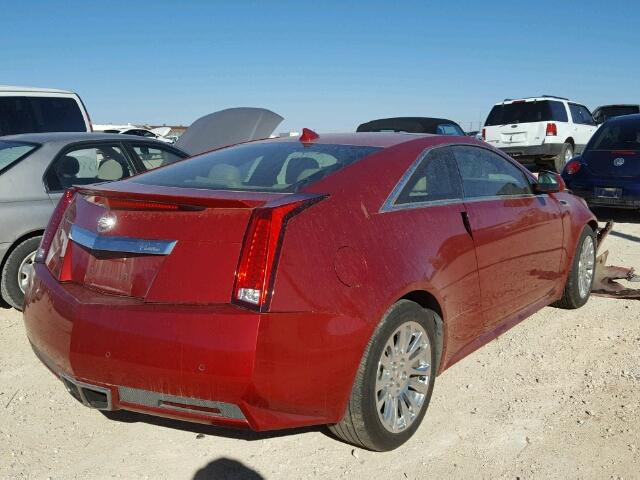 1G6DK1E30C0144868 - 2012 CADILLAC CTS PERFOR RED photo 4