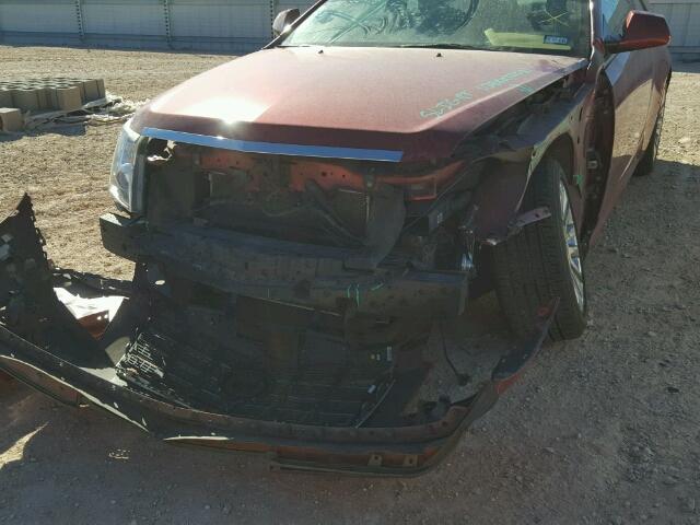 1G6DK1E30C0144868 - 2012 CADILLAC CTS PERFOR أحمر صورة 9