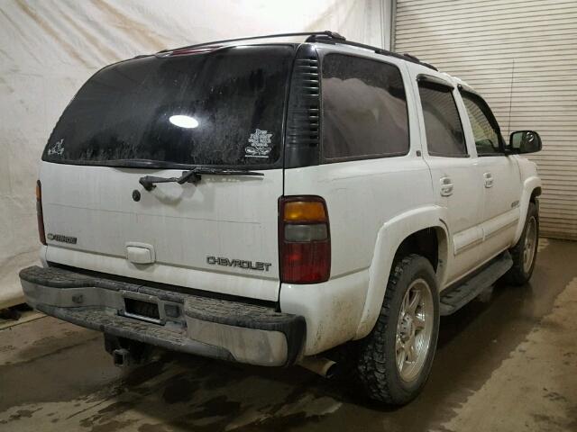 1GNEK13Z43J116534 - 2003 CHEVROLET TAHOE K150 WHITE photo 4