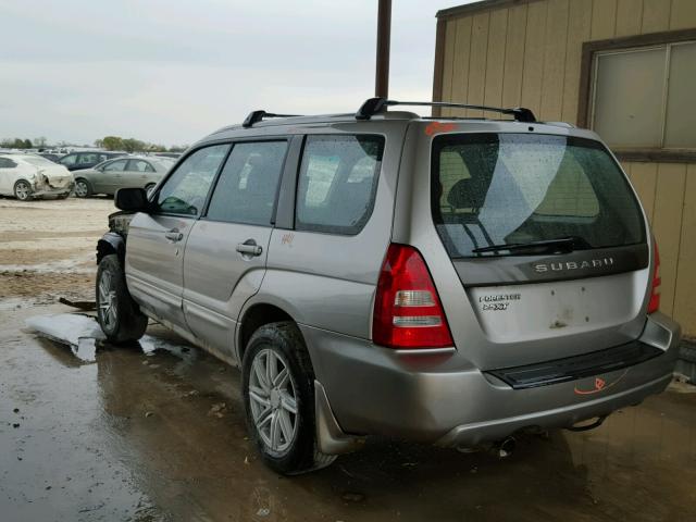 JF1SG69685G743573 - 2005 SUBARU FORESTER 2 SILVER photo 3