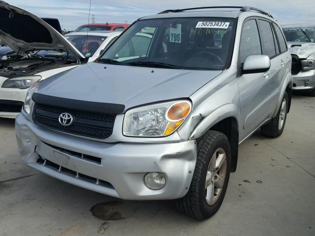 JTEHD20V546004753 - 2004 TOYOTA RAV4 SILVER photo 2