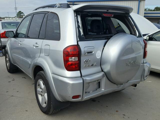 JTEHD20V546004753 - 2004 TOYOTA RAV4 SILVER photo 3