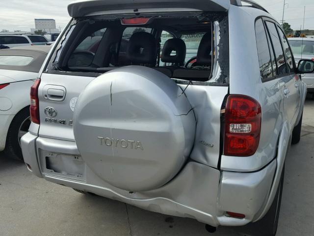 JTEHD20V546004753 - 2004 TOYOTA RAV4 SILVER photo 9